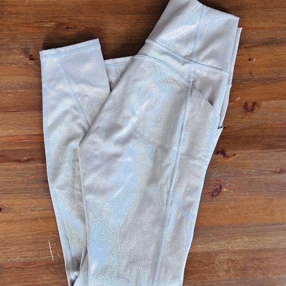 FABILETICS Oasis PureLuxe High-Waisted Leggings Silver - Picture 3 of 12